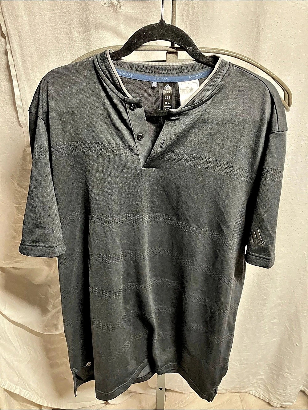 adidas Men's Black Athletic Jersey XL